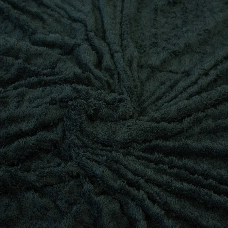FRAZADA DORAL CHIPORRO JACQUARD 1.5 PLAZAS NEGRO - 3