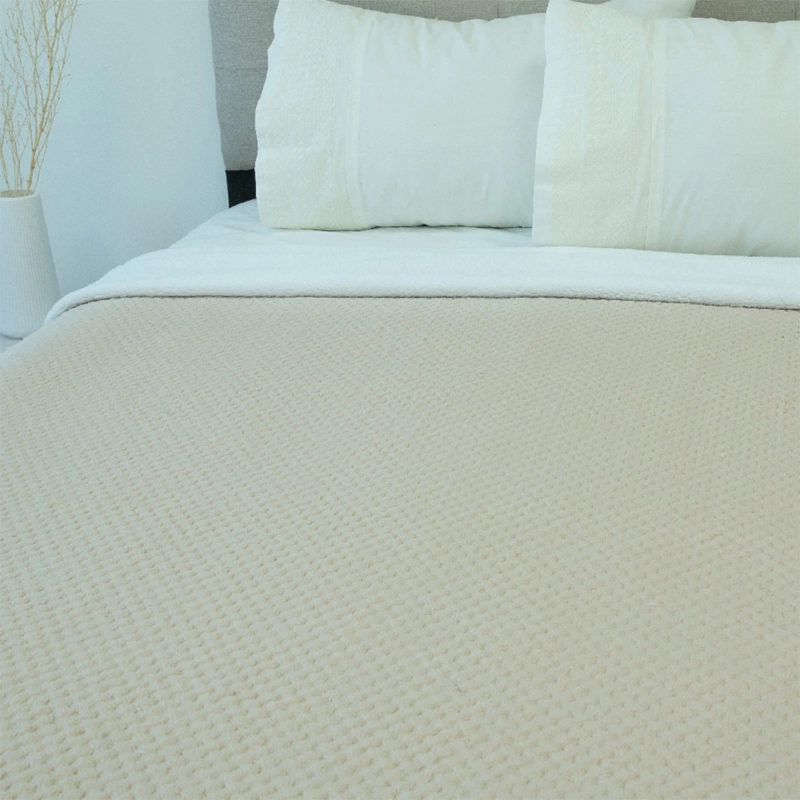 FRAZADA DORAL POP SHERPA KING BEIGE - 2