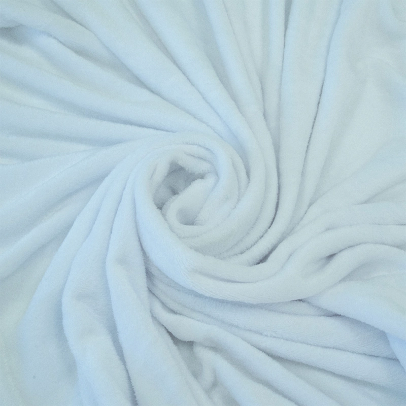 FRAZADA DORAL FLANNEL LISA KING BLANCO - 3