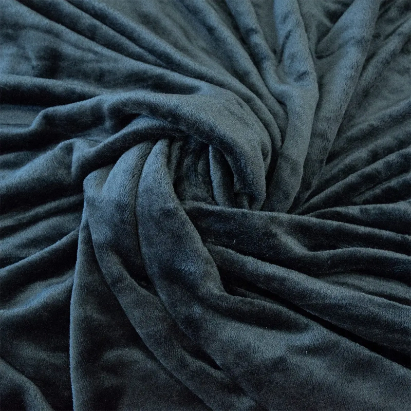 FRAZADA DORAL FLANNEL LISA KING NEGRO - 3