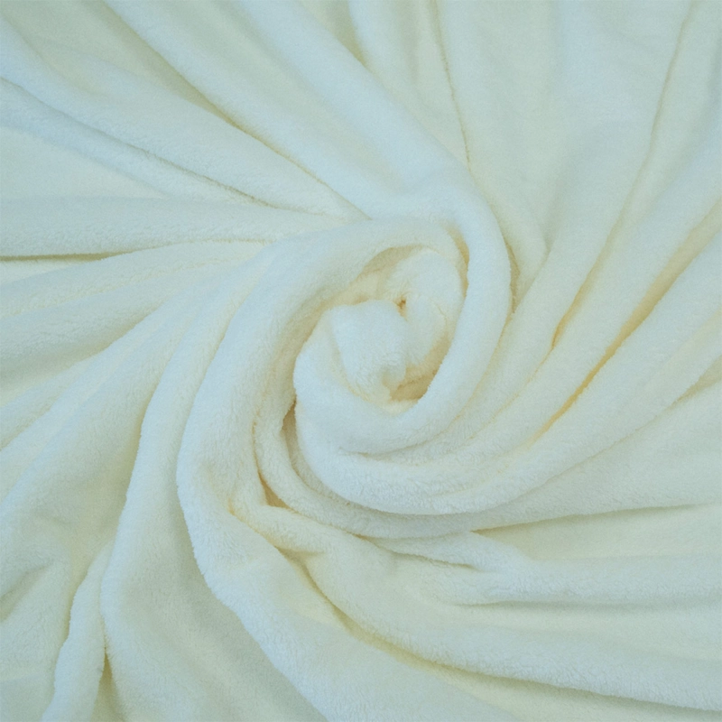 FRAZADA DORAL FLANNEL LISA KING BLANCO - 3