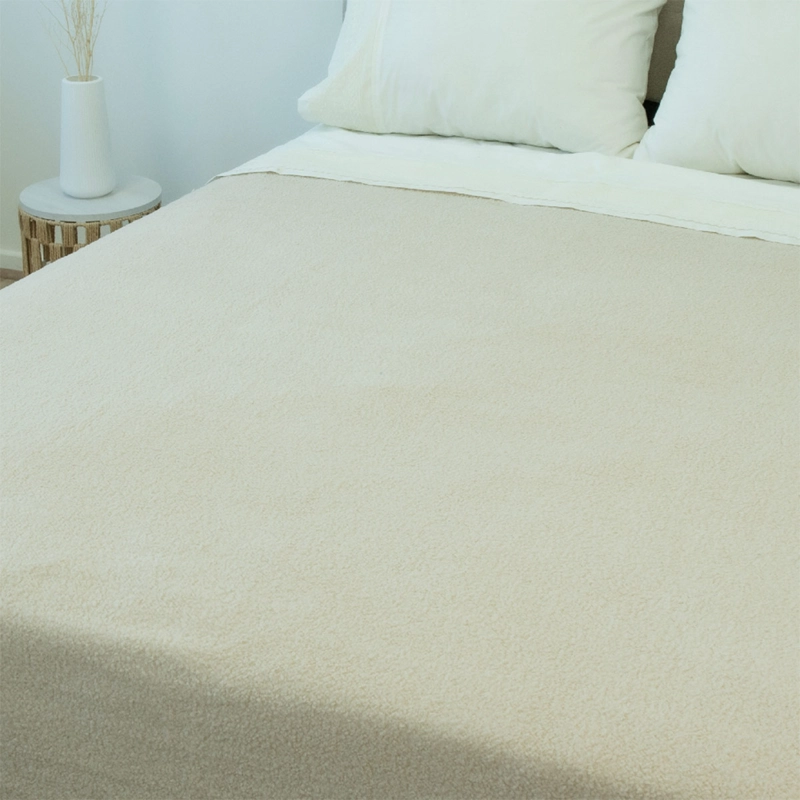 FRAZADA DORAL SOFTY LISA 2 PLAZAS BEIGE - 2