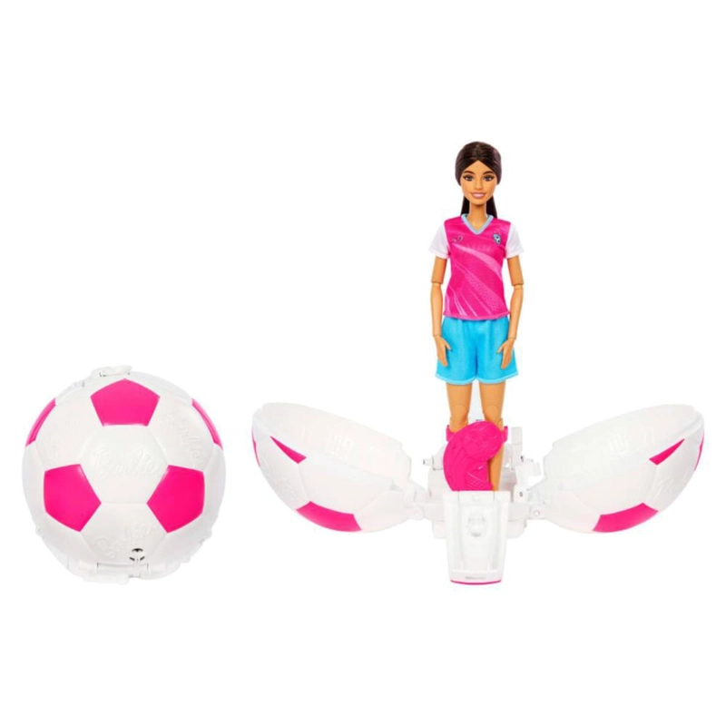 MUÑECA BARBIE CAREER BURST - JUGADORA DE FÚTBOL - 1