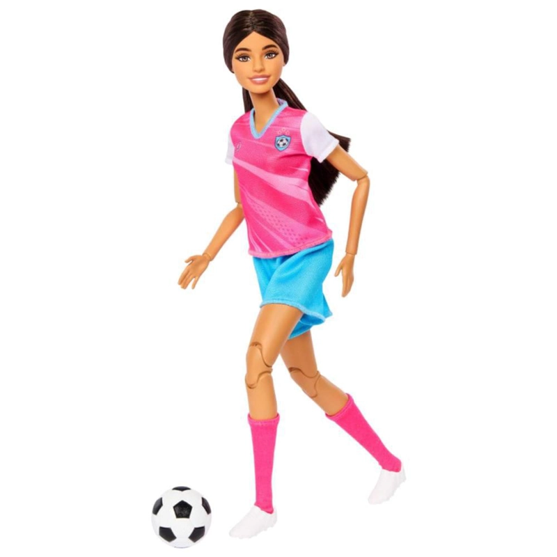 MUÑECA BARBIE CAREER BURST - JUGADORA DE FÚTBOL - 2