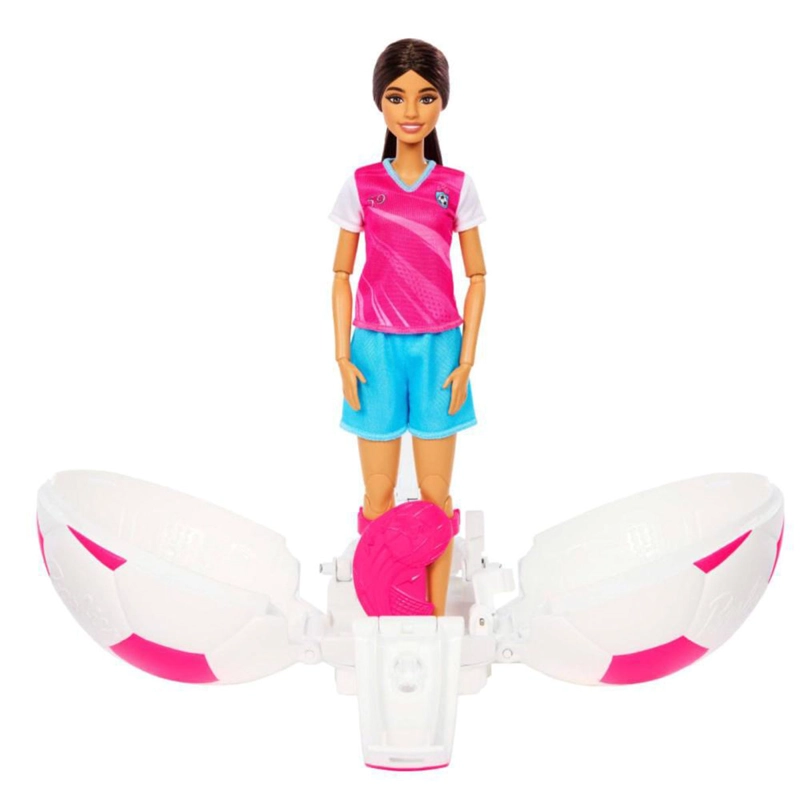 MUÑECA BARBIE CAREER BURST - JUGADORA DE FÚTBOL - 4