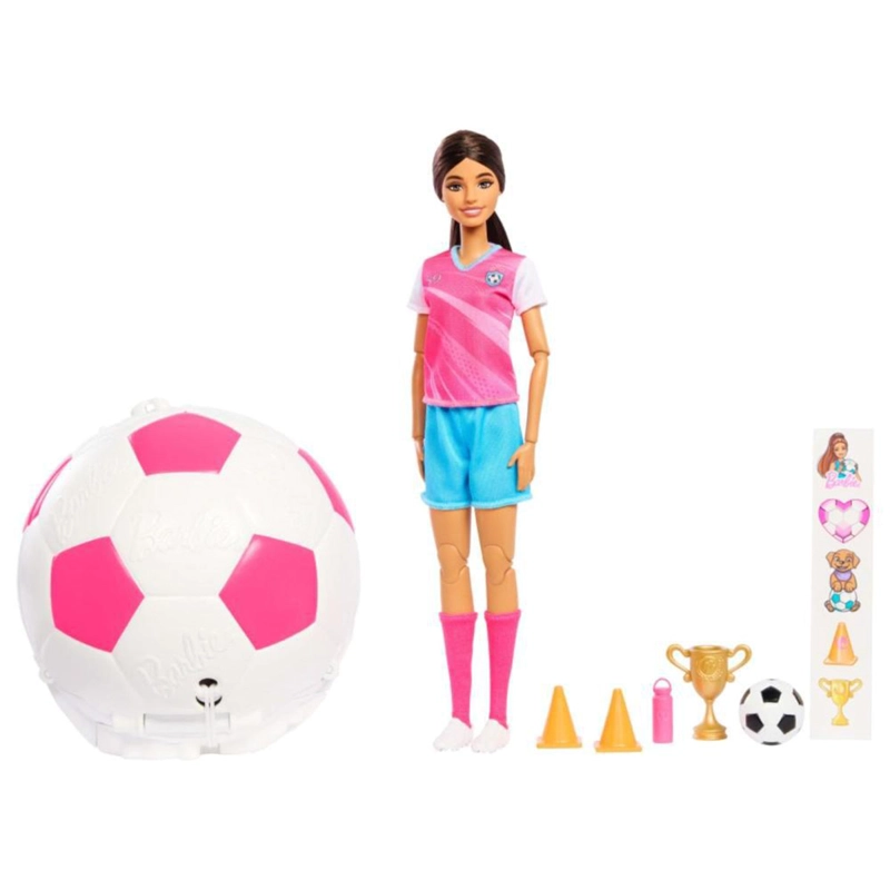 MUÑECA BARBIE CAREER BURST - JUGADORA DE FÚTBOL - 5