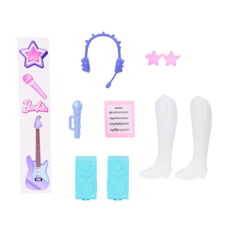MUÑECA BARBIE CAREER BURST - ESTRELLA DE POP - 6