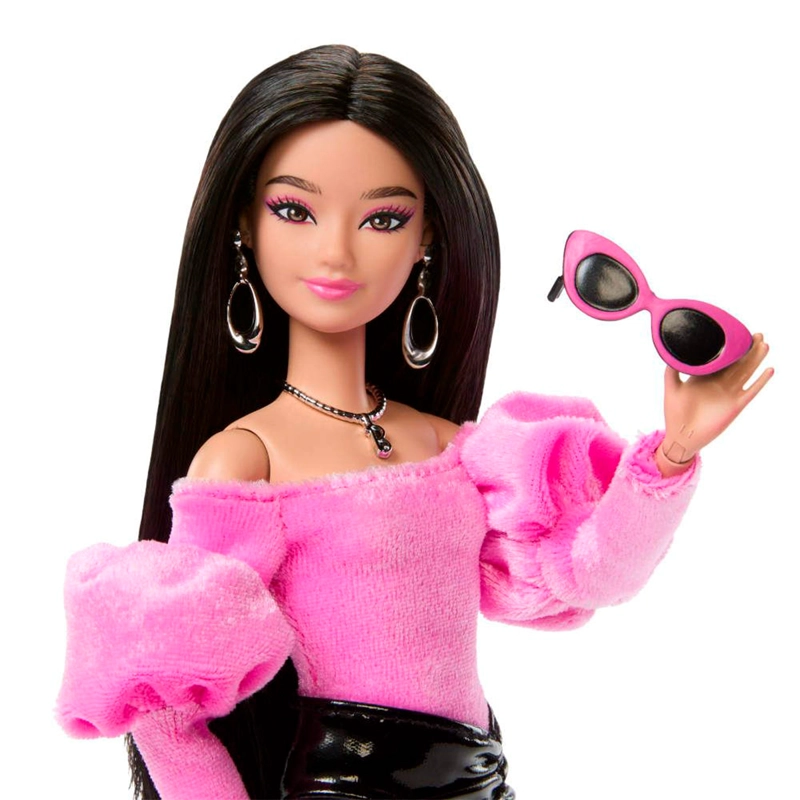 MUÑECA BARBIE FASHIONISTA DELUXE STYLE VESTIDO UN HOMBRO - 3