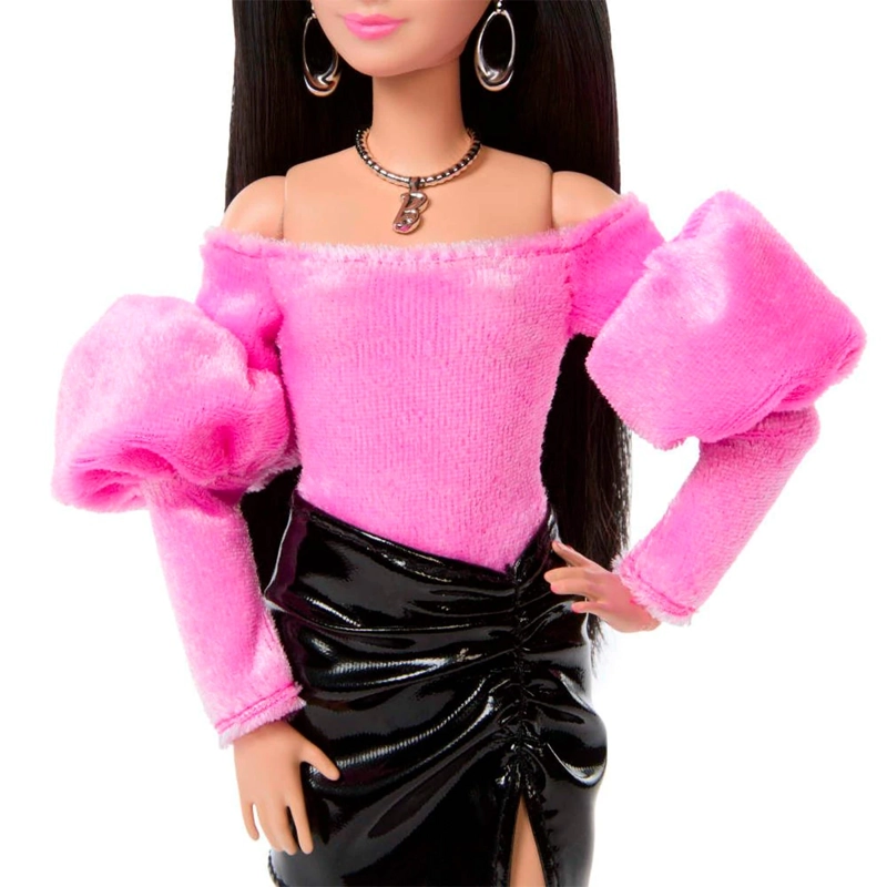 MUÑECA BARBIE FASHIONISTA DELUXE STYLE VESTIDO UN HOMBRO - 4