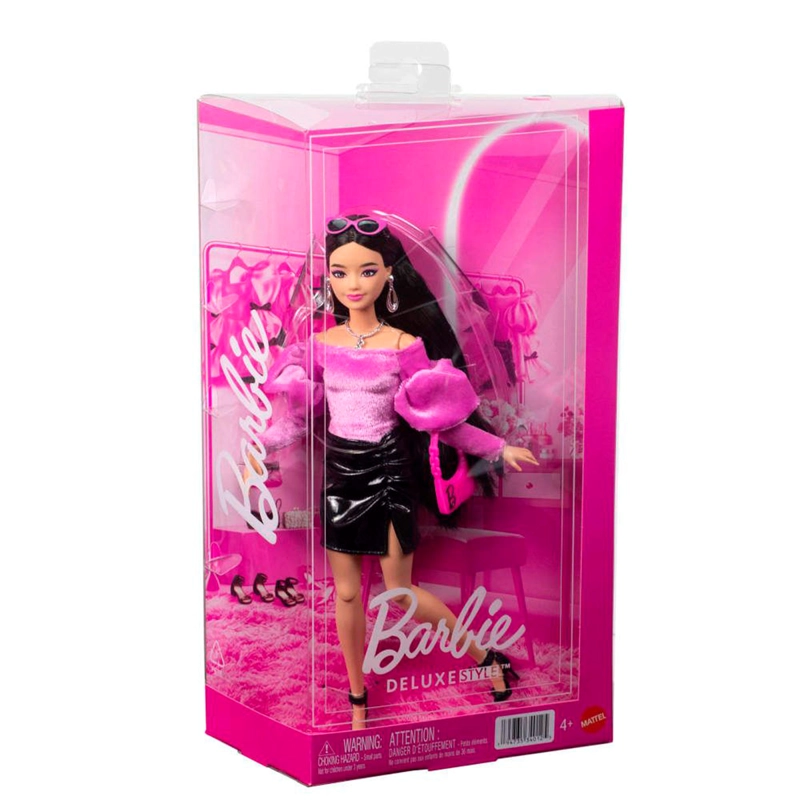 MUÑECA BARBIE FASHIONISTA DELUXE STYLE VESTIDO UN HOMBRO - 6