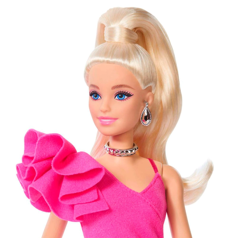 MUÑECA BARBIE FASHIONISTA DELUXE STYLE MEDIAS NEGRO Y ROSA - 3