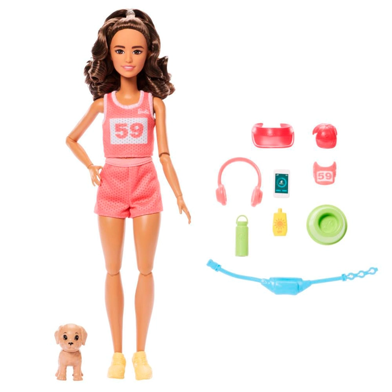 MUÑECA BARBIE WELLNESS CORREDORA RUN - 1