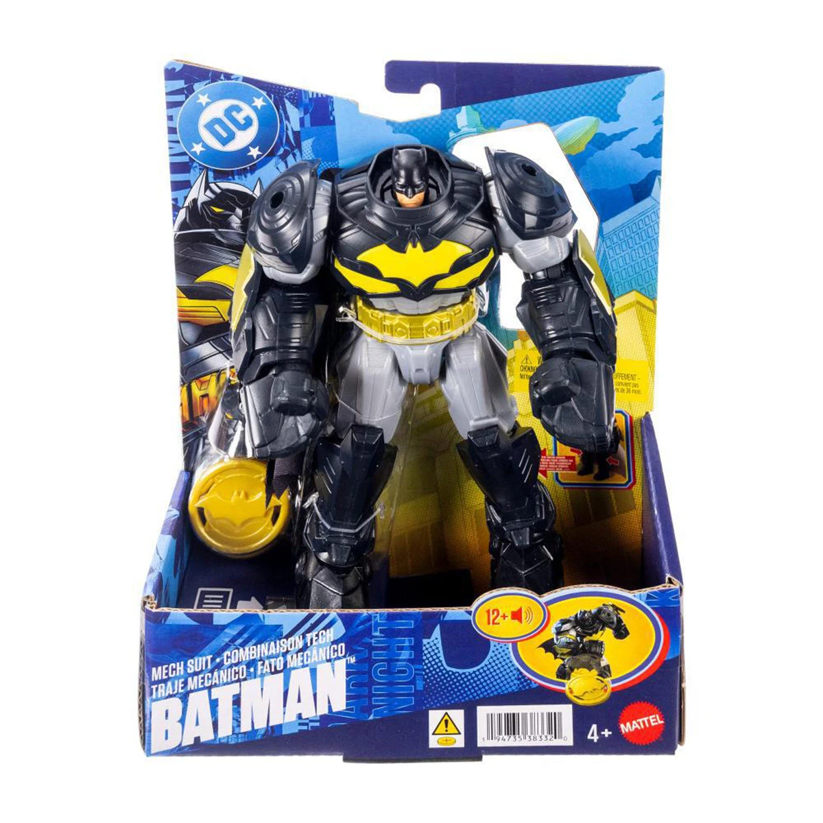 FIGURA DE ACCIÓN DC COMICS BATMAN 6" CON ACCESORIOS Y SONIDOS - 7