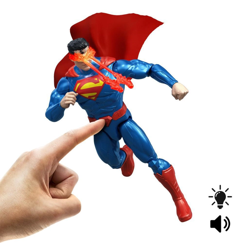FIGURA DE ACCIÓN DC COMICS SUPERMAN 6" CON ACCESORIOS Y SONIDOS - 4