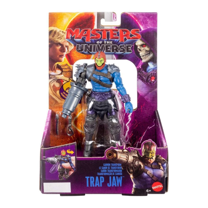FIGURA DE ACCIÓN MASTERS OF THE UNIVERSE TRAP-JAW CON MOVIMIENTO 5.5" - 6