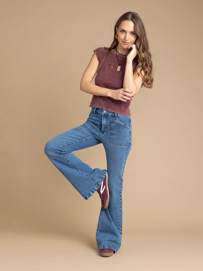 JEANS MUJER EFESIS CALABRIA TIRO MEDIO - 1