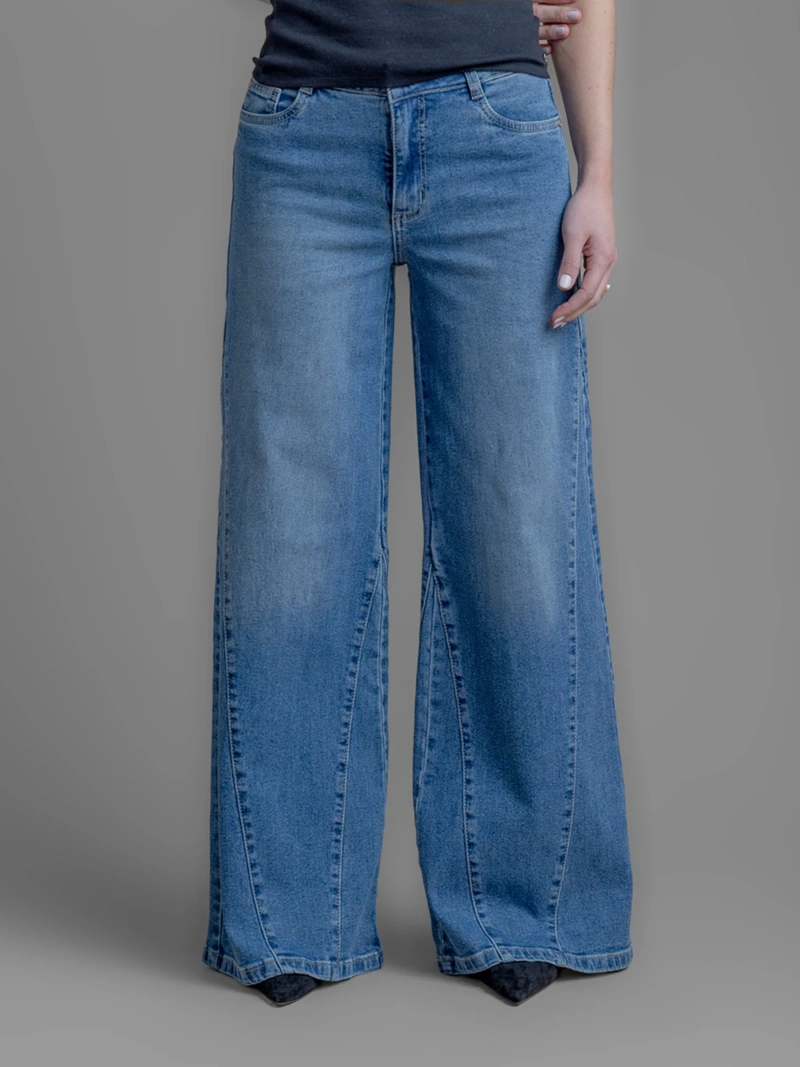 JEANS MUJER EFESIS TIRO MEDIO ALGODÓN COSERGA - 2