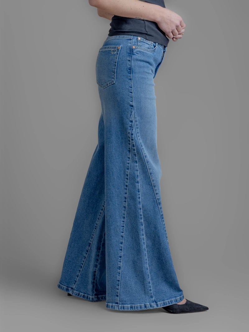 JEANS MUJER EFESIS TIRO MEDIO ALGODÓN COSERGA - 3