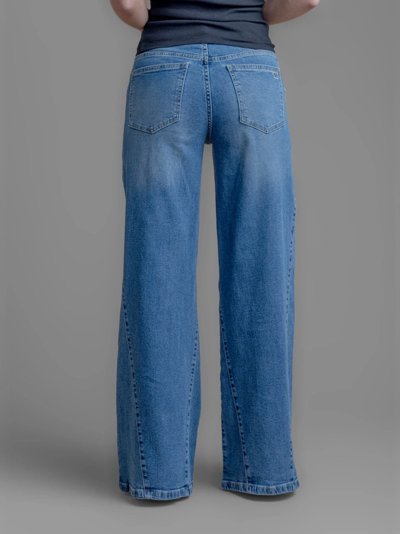 JEANS MUJER EFESIS TIRO MEDIO ALGODÓN COSERGA - 4