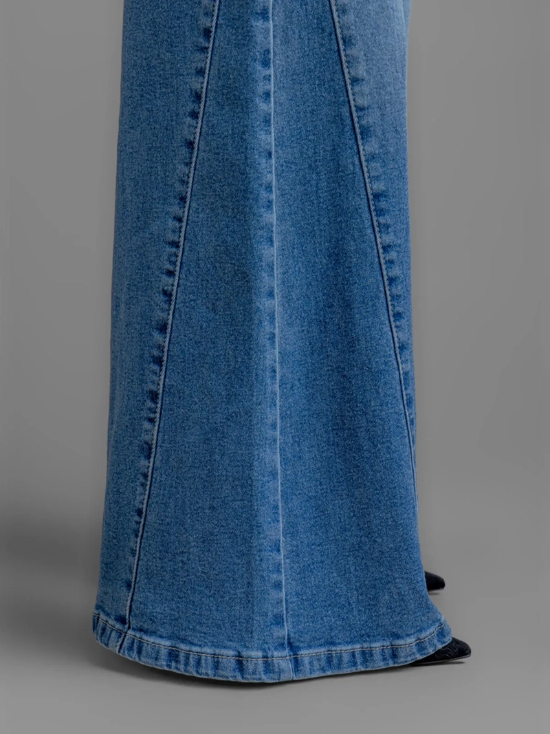 JEANS MUJER EFESIS TIRO MEDIO ALGODÓN COSERGA - 5