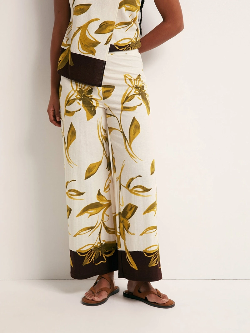 PANTALÓN MUJER SFERA LINO REGULAR FIT - 4