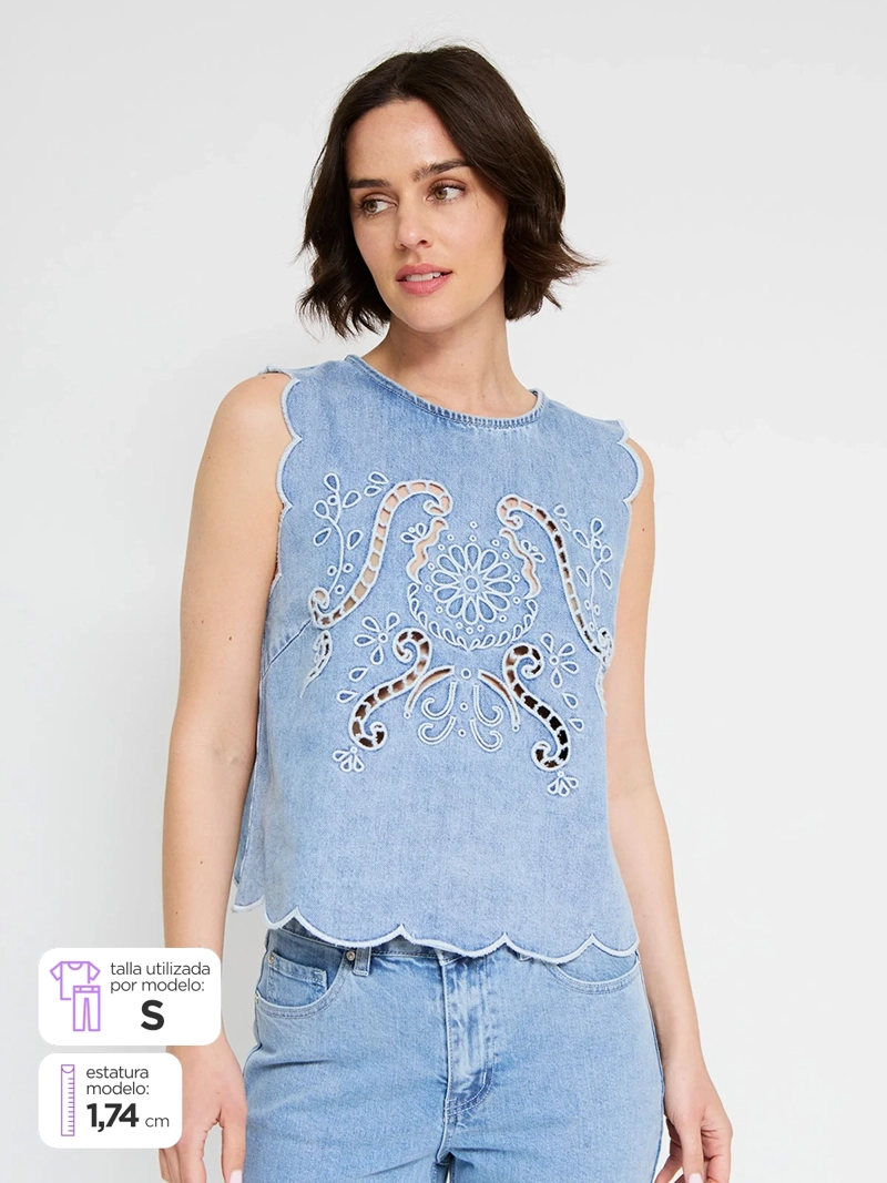 BLUSA MUJER MARQUIS ALGODÓN  - 1