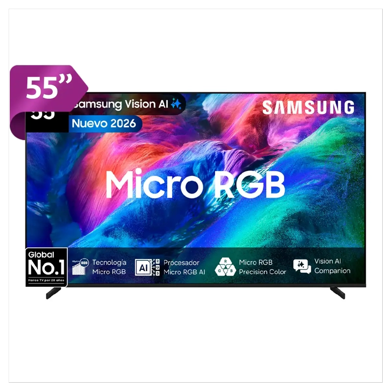 SMART TV SAMSUNG RGB MICROLED 4K UHD 55” R85H - 1