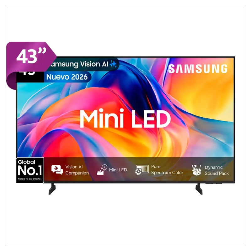 SMART TV SAMSUNG MINI LED 4K UHD 43” M75H