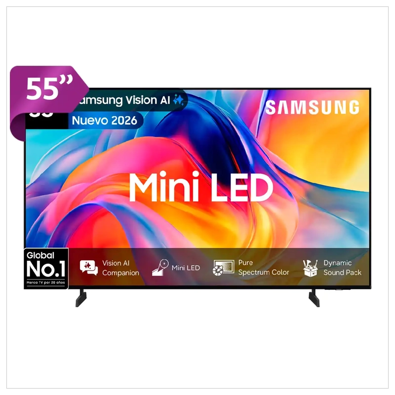SMART TV SAMSUNG MINI LED 4K UHD 55” M70H VISION AI (2026) - 1