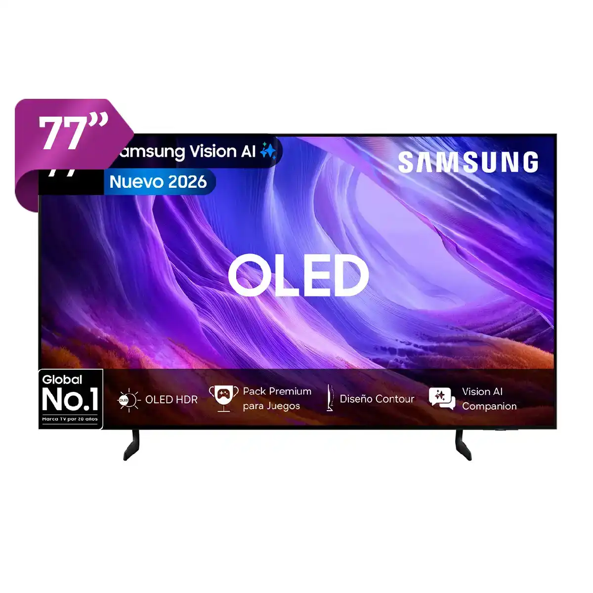 SMART TV SAMSUNG OLED 4K UHD 77” S85H - 1