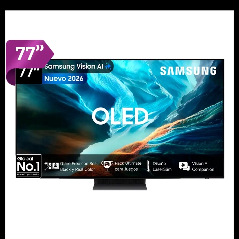 SMART TV SAMSUNG OLED 4K UHD 77” S90H - 1