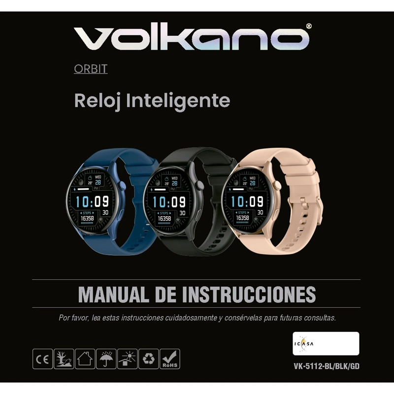 Volkano Orbit Series Fitness Negro, foto 3