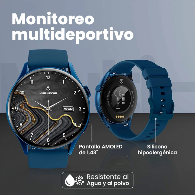 SMARTWATCH VOLKANO ORBIT SERIES FITNESS Azul, foto 4