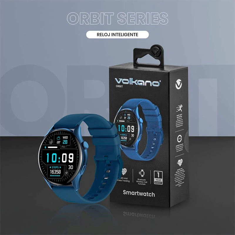 SMARTWATCH VOLKANO ORBIT SERIES FITNESS Azul, foto 5