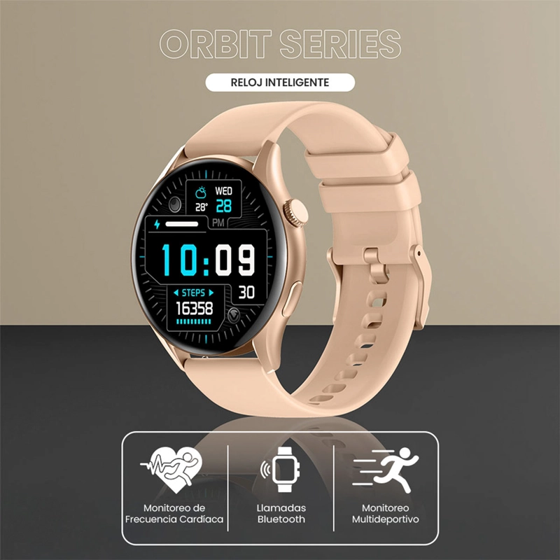 SMARTWATCH VOLKANO ORBIT SERIES FITNESS Dorado, foto 2