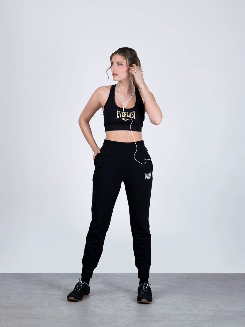 PANTALÓN MUJER EVERLAST ALGODÓN JOGGER - 2