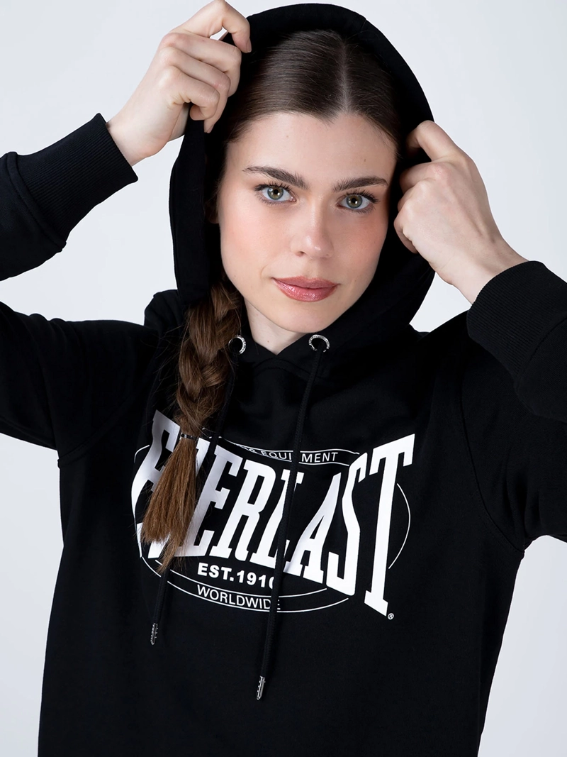 POLERÓN MUJER EVERLAST HOOD ROW MANGA LARGA CASUAL SPORT - 3