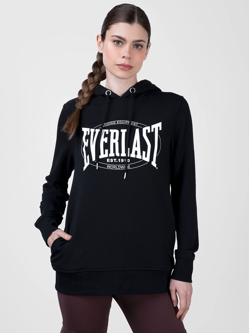 POLERÓN MUJER EVERLAST HOOD ROW MANGA LARGA CASUAL SPORT