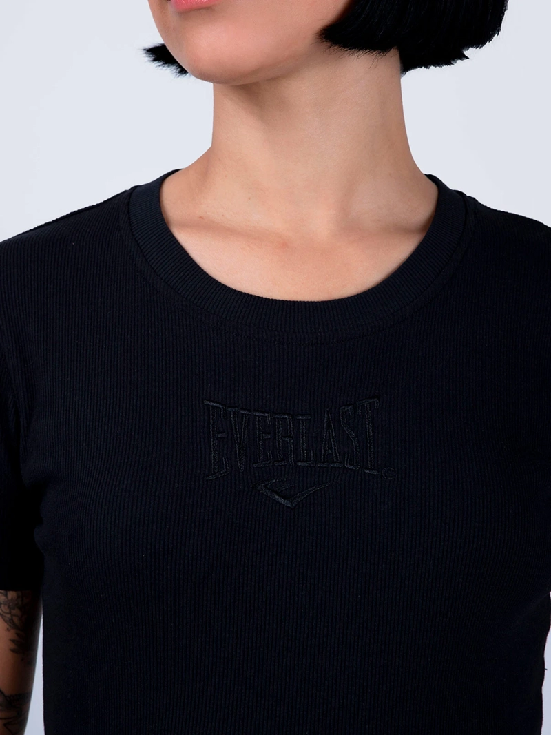 POLERA MUJER EVERLAST ALGODÓN MANGA CORTA - 3