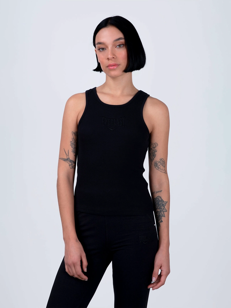 POLERA MUJER EVERLAST ALGODÓN  - 1