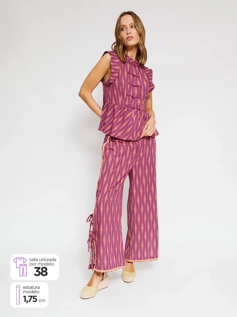 PANTALÓN MUJER TATIENNE ESTAMPADO - 1