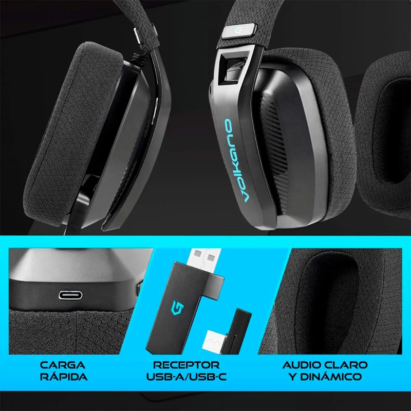 Volkano Gaming Eclipse X1 Series Negro, foto 6