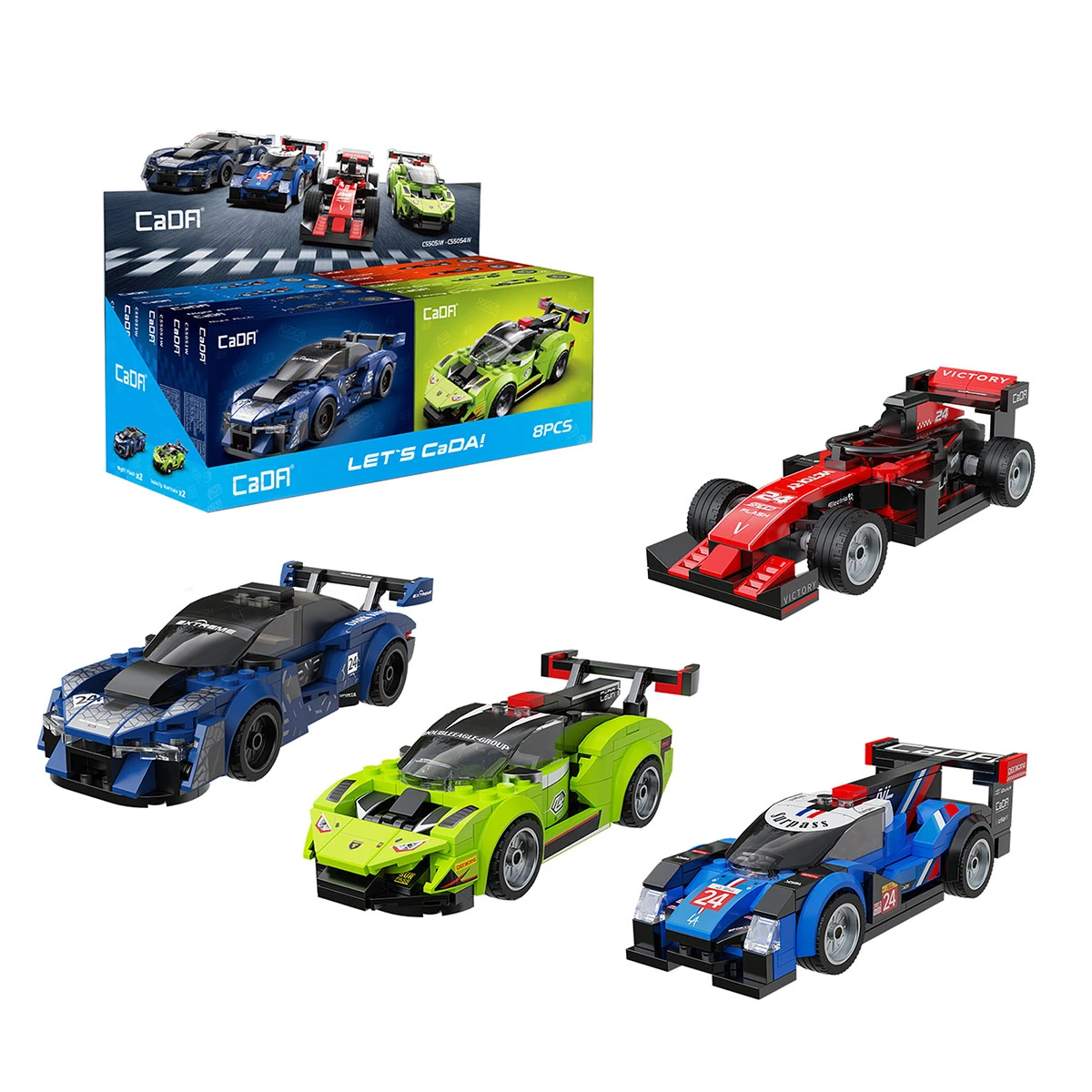 AUTO ARMABLE CADA MINI RACING 1:32 - 1
