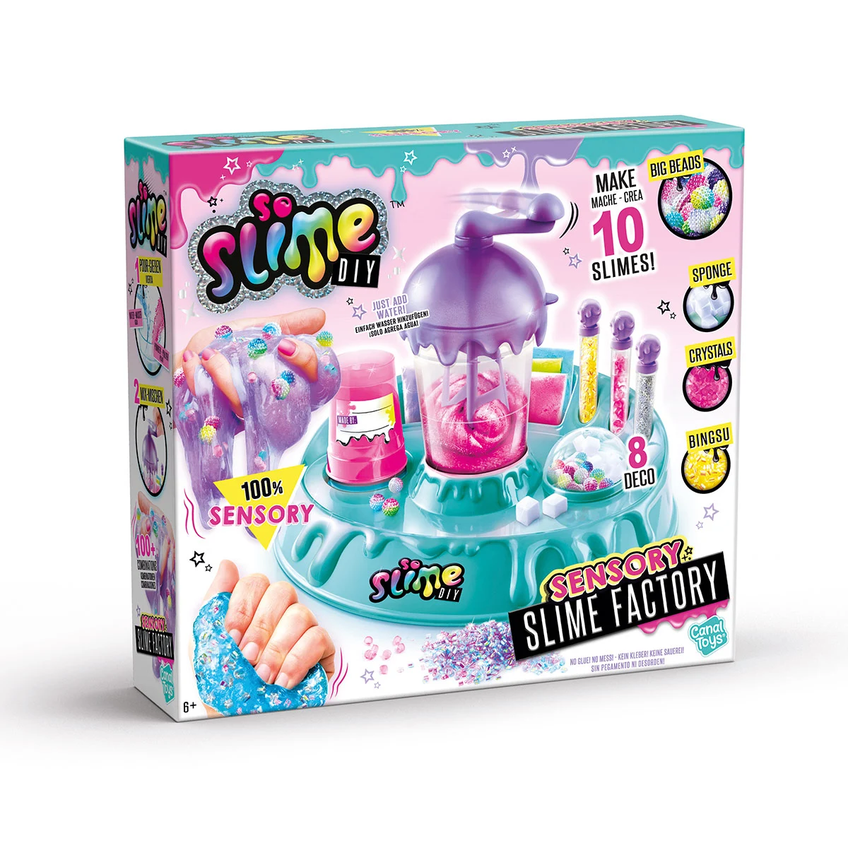 FÁBRICA DE SLIME CANAL TOYS 9 PIEZAS - 3