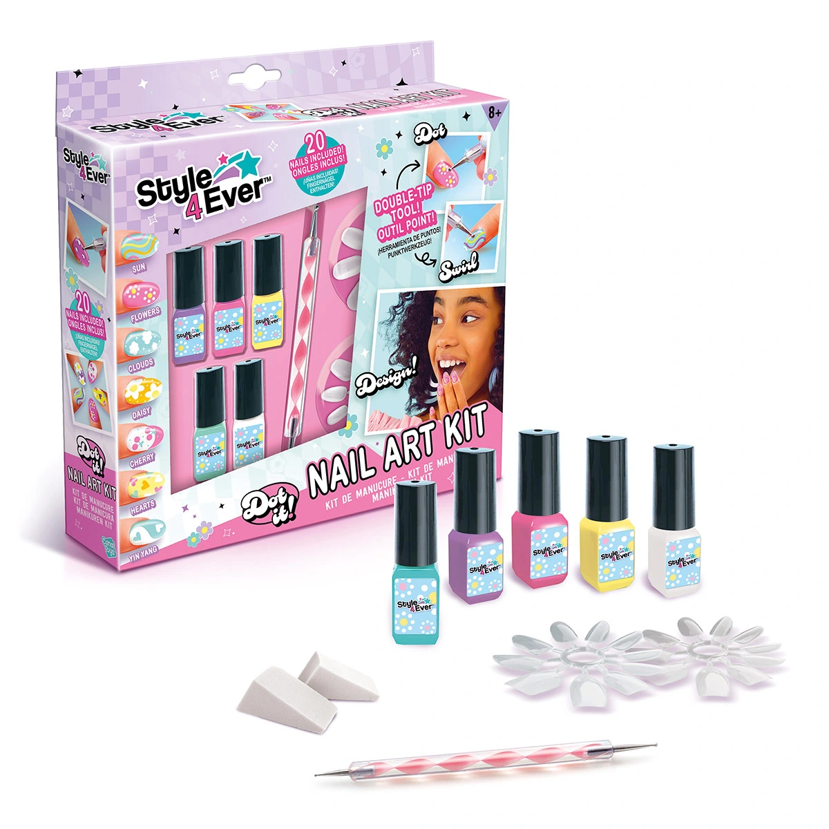 JUGUETE DE BELLEZA CANAL TOYS SET UÑAS STYLE 4 EVER - 1