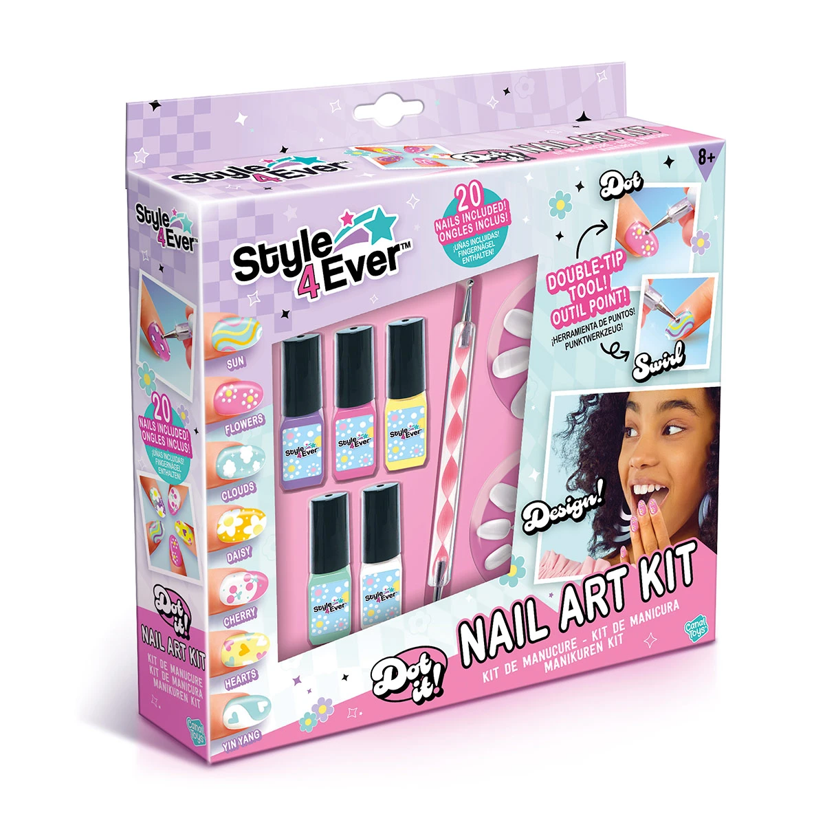JUGUETE DE BELLEZA CANAL TOYS SET UÑAS STYLE 4 EVER - 3