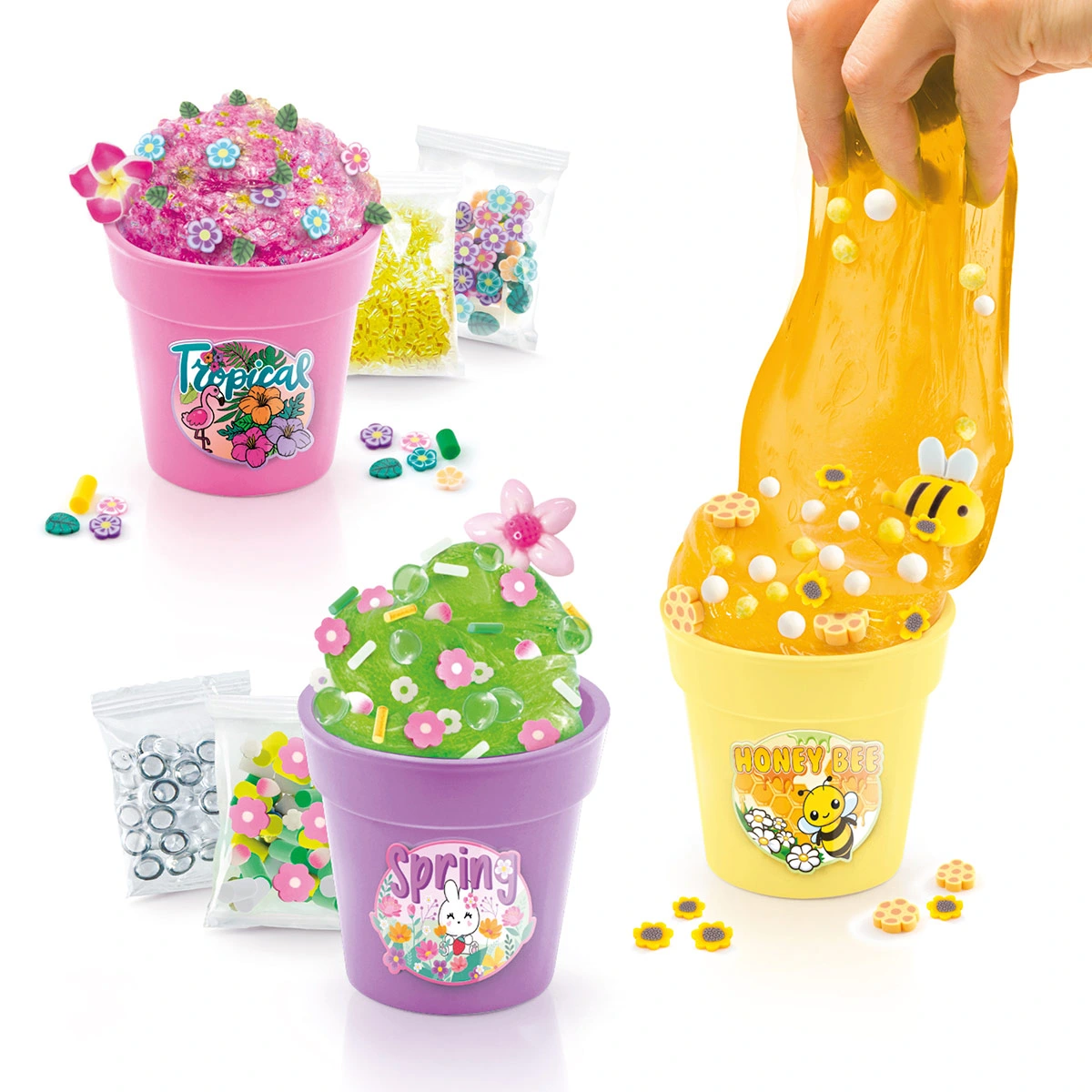 SLIME CANAL TOYS FLORES 3 PACK - 2