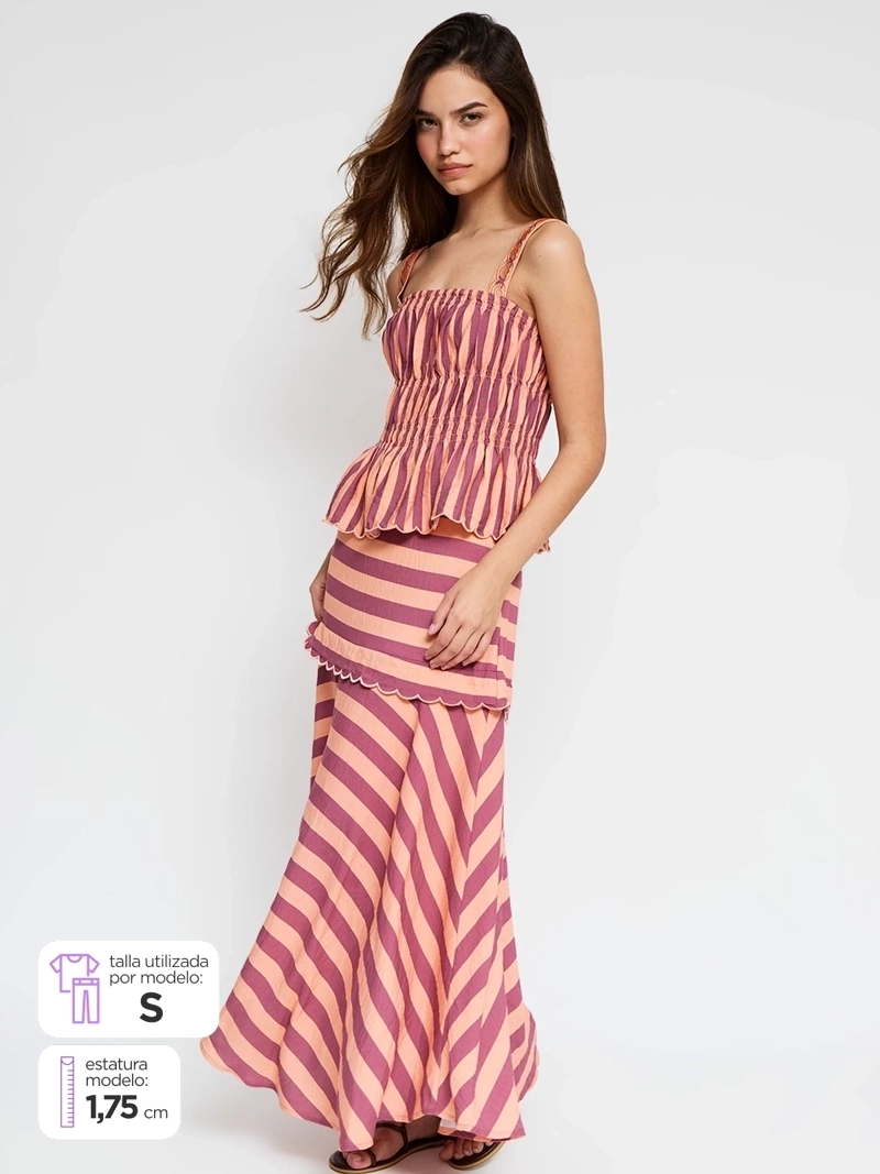 FALDA MUJER TATIENNE LARGA PANAL - 3