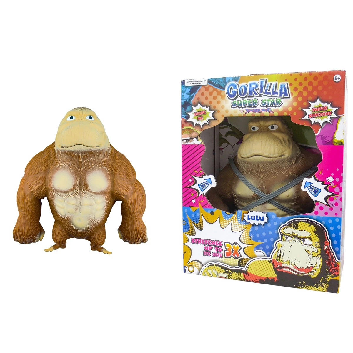 FIGURA DE ACCIÓN STRETCHAPALZ MAXI GORILA - MODELO ALEATORIO - 2
