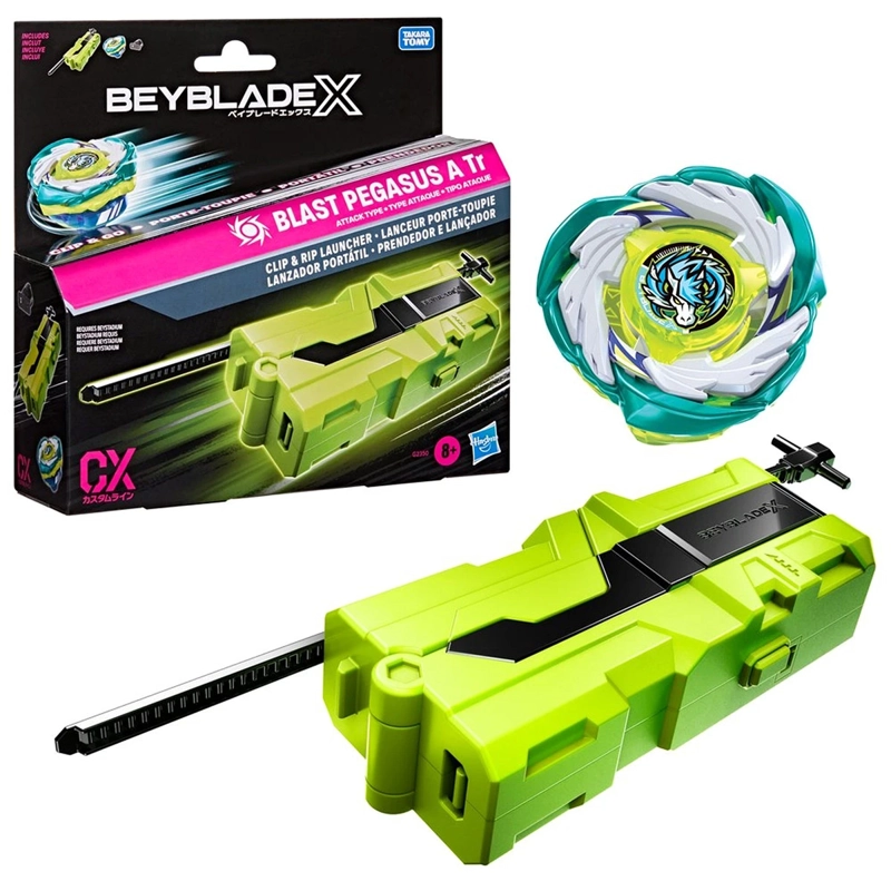 SET DE TROMPOS BEYBLADE X SET DE LANZADOR PORTÁTIL - 1